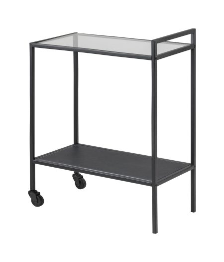 Bendt Trolley 'Holger' 75 x 60cm, kleur Zwart