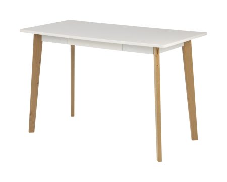 Bendt Bureau 'Gunnar', kleur wit 117 cm