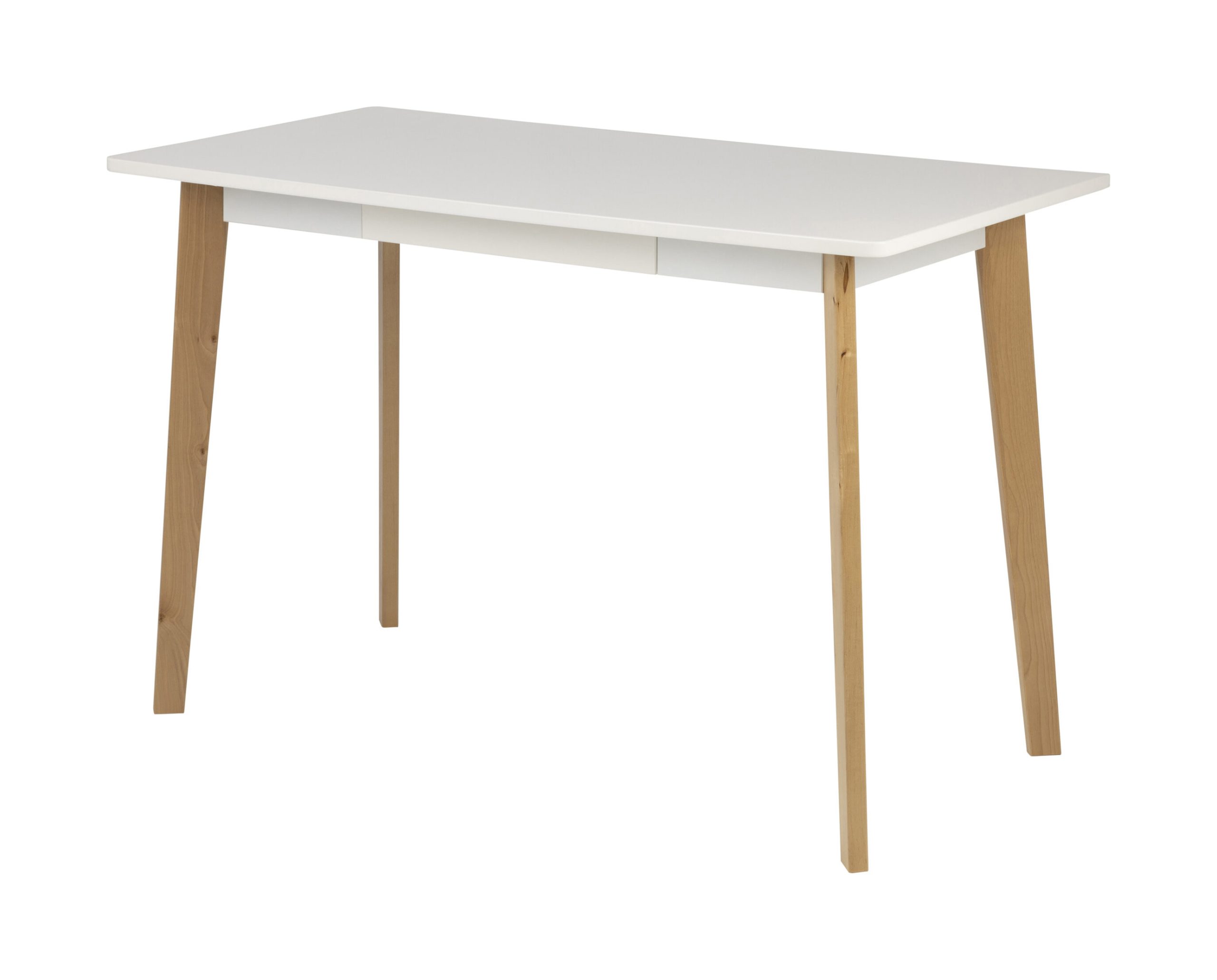 Bendt Bureau 'Gunnar', kleur wit 117 cm