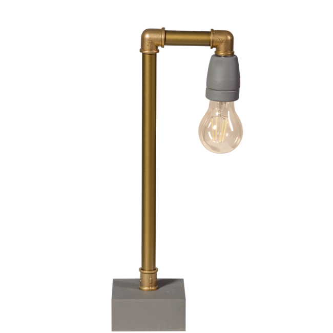 GassedUp messing tafellamp