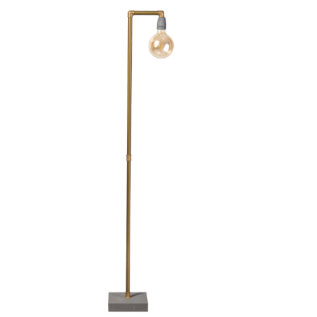 GassedUp messing vloerlamp