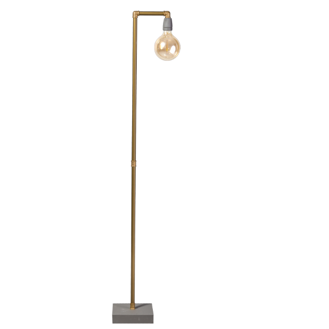 GassedUp messing vloerlamp