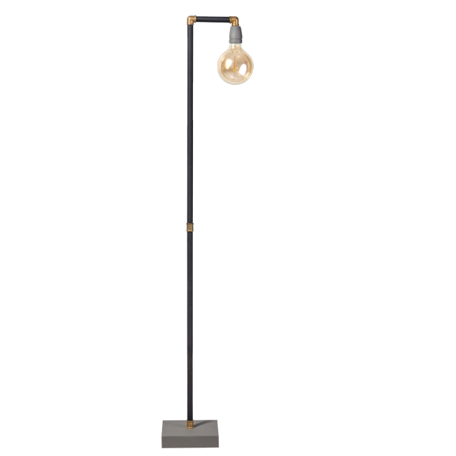 GassedUp zwart vloerlamp