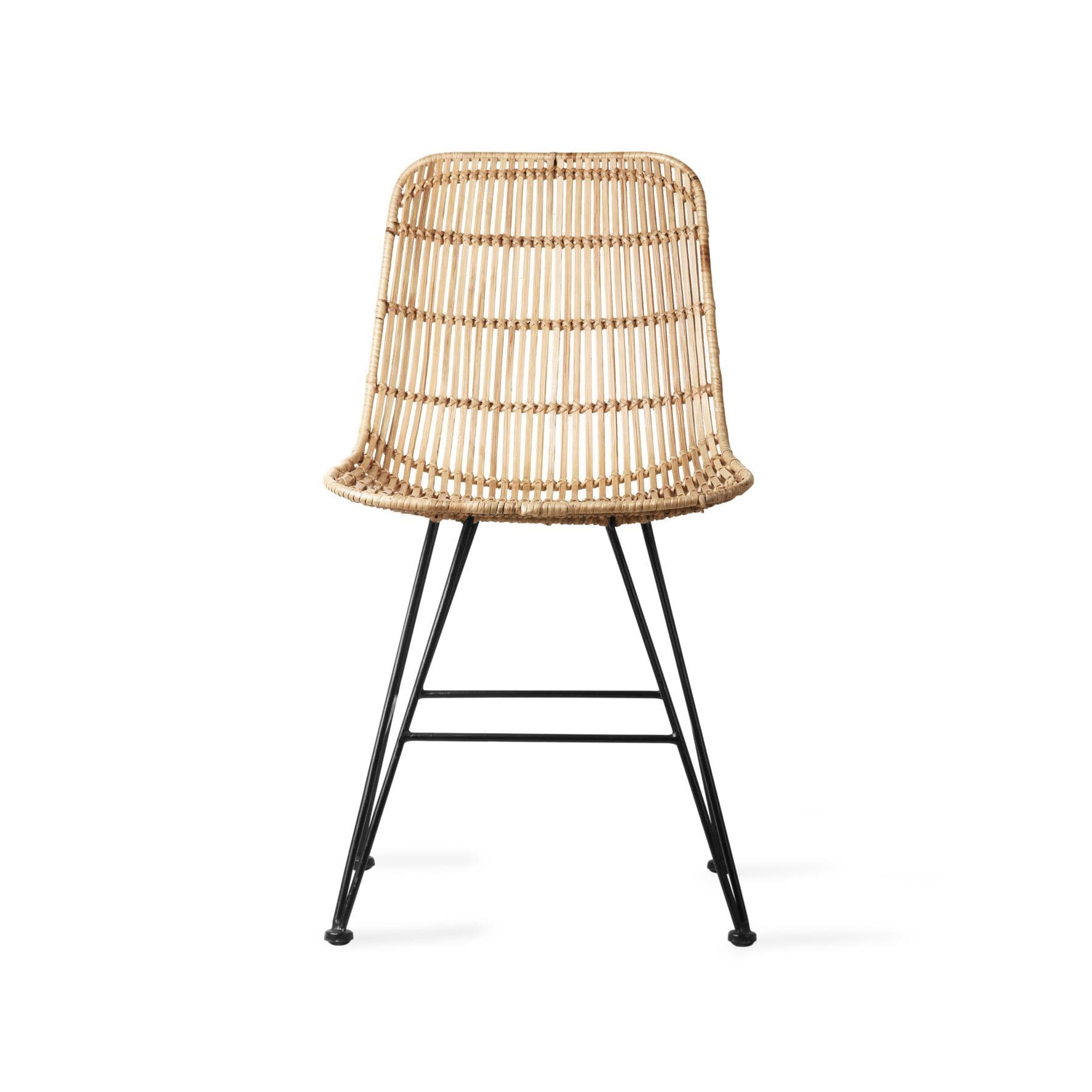 HKliving Rattan stoel naturel