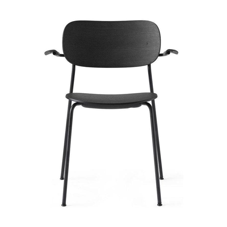 Audo Copenhagen Co Chair eetkamerstoel met armleuningen black oak
