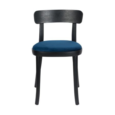 Dutchbone Brandon stoel dark blue