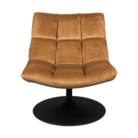 Dutchbone Bar fauteuil Velvet Goldbrown