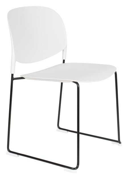 ZILT Eetkamerstoel 'Simon' kleur Wit