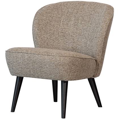 WOOOD Fauteuil Sara - Polyester - Naturel - 71x59x70