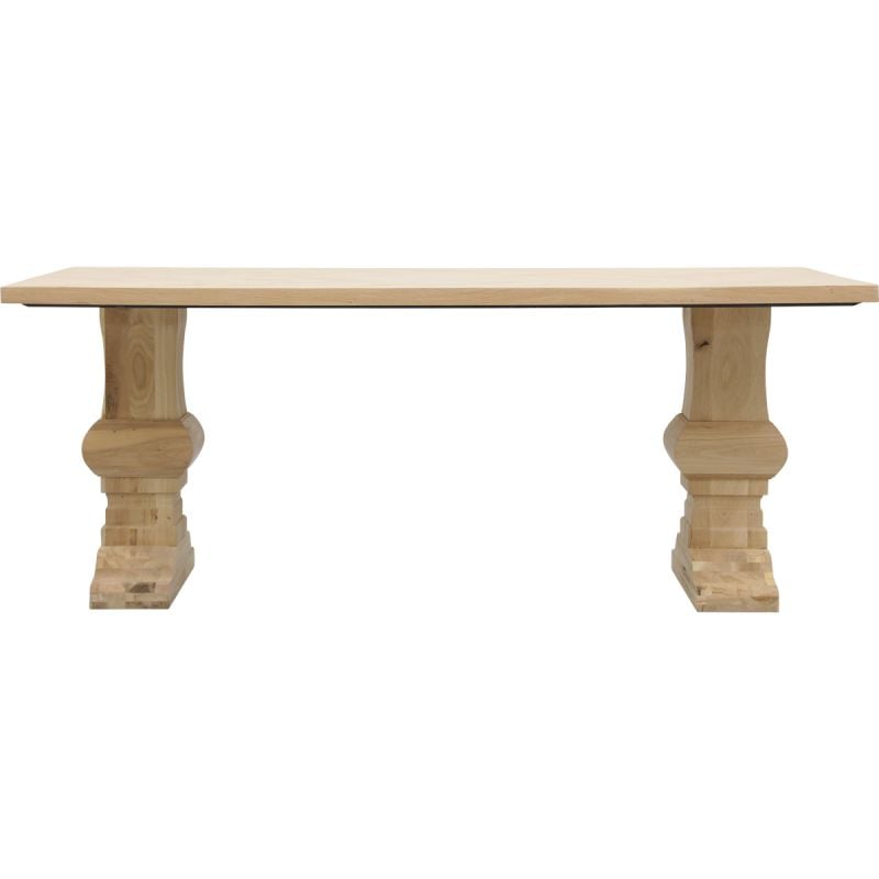 Eettafel Boston met eiken kolompoot