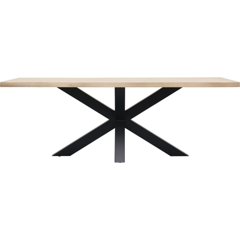 Eettafel Darby met metalen spinpoot 10x10