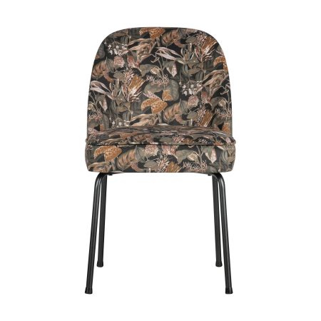 BePureHome Vogue eetkamerstoel bouquet zwart