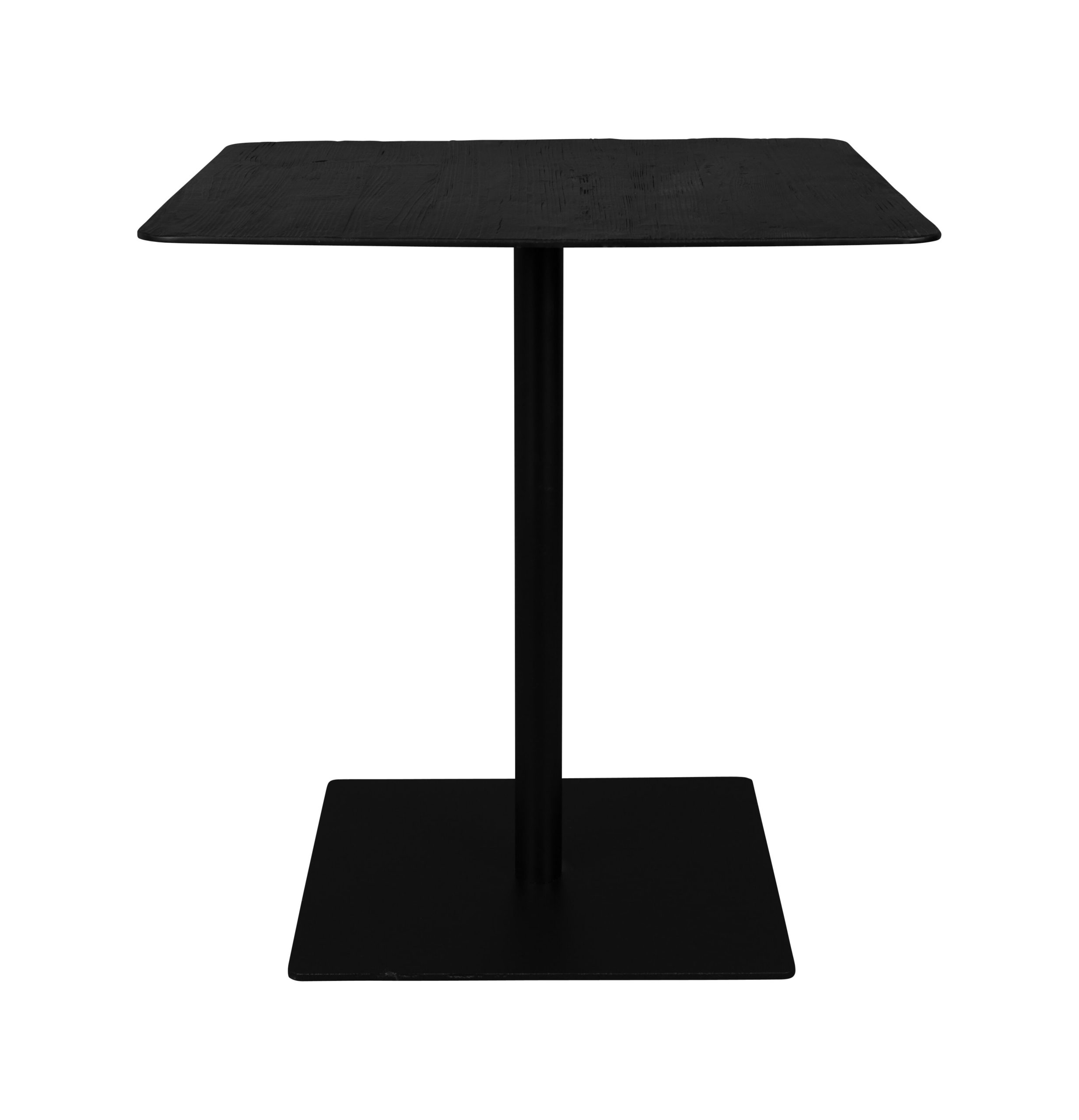 Dutchbone Vierkante Bistrotafel 'Braza' 70 x 70cm, kleur Zwart
