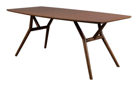 Dutchbone Eettafel 'Malaya' Walnoot, 180 x 90cm