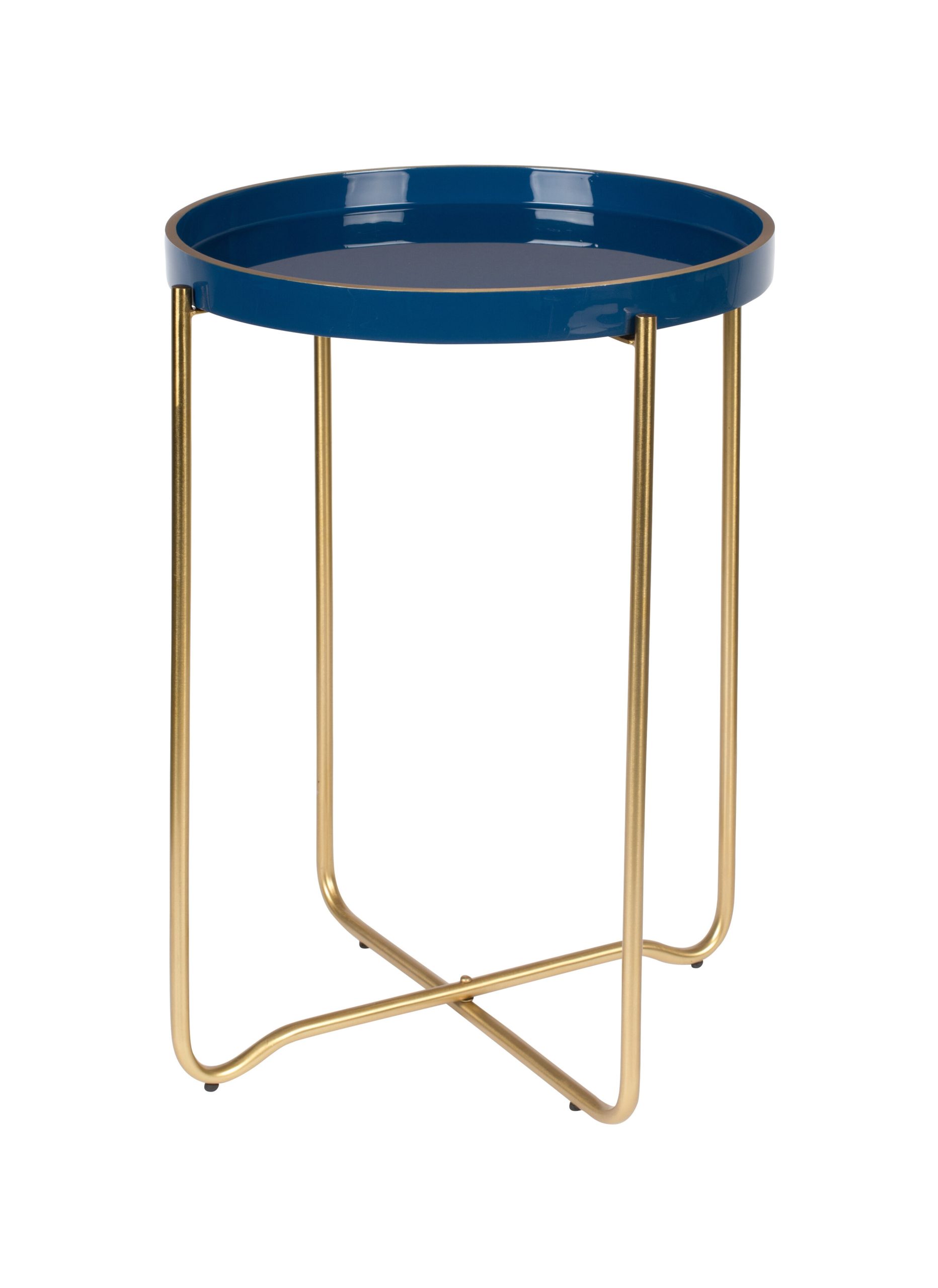 ZILT Bijzettafel 'Rie', 42x55cm, kleur Blauw