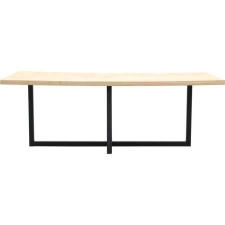 Eettafel Boston met metalen U-poot dubbel