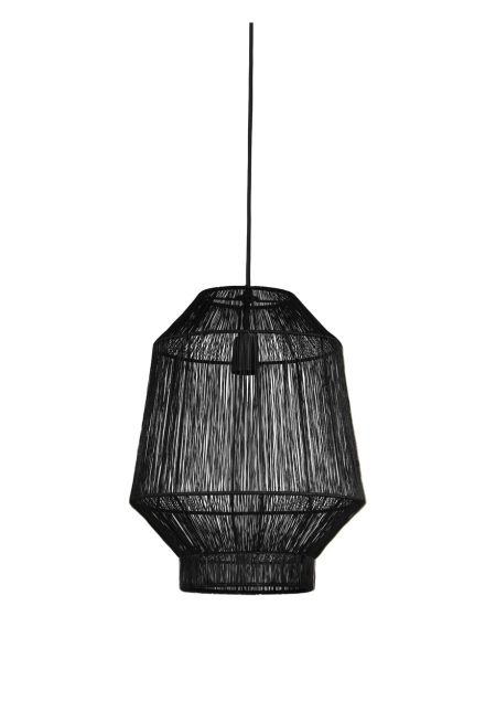 Light & Living Hanglamp 'Vitora' 30cm, mat zwart