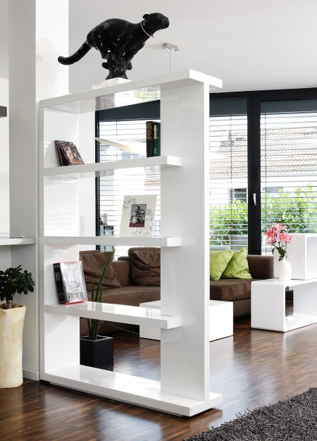 Artistiq Roomdivider 'Johnathan', 180 x 128 x 30cm, kleur Wit