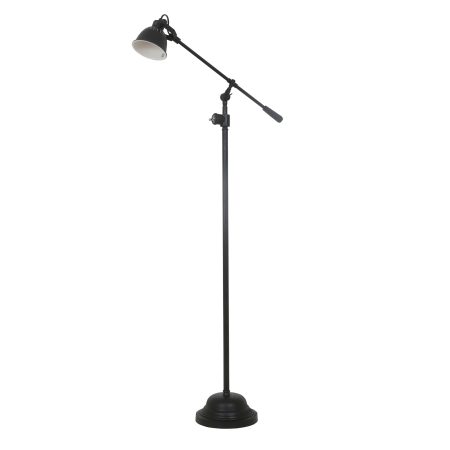 Vloerlamp Archer Antiek Zwart