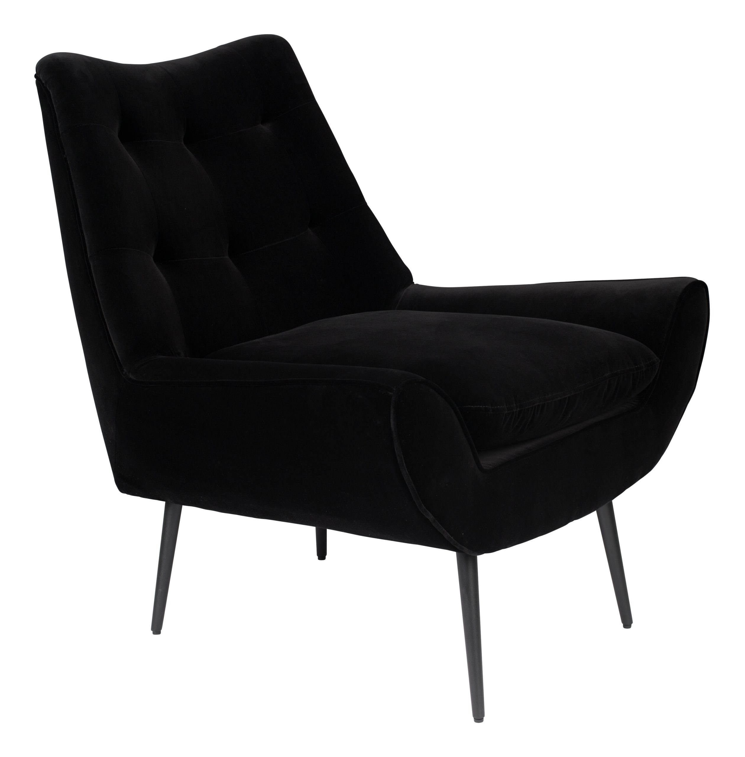 Dutchbone Fauteuil 'Glodis', kleur Zwart