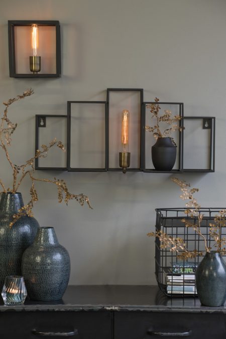 Bally wandlamp mat zwart