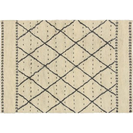 Vloerkleed Sancho zwart-wit 160x230