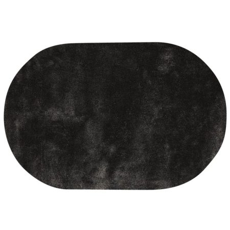 Vloerkleed Vernissage donkergrijs 160x230 ovaal