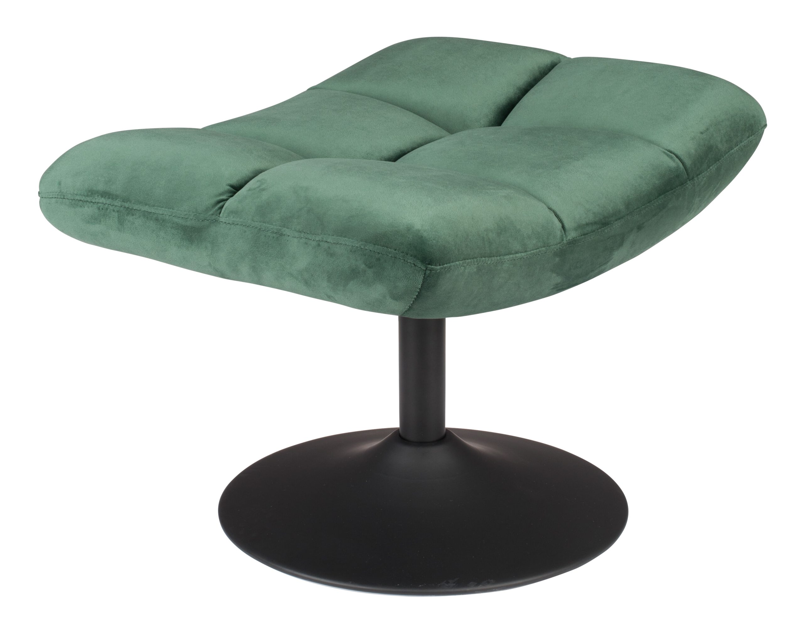 Dutchbone Hocker 'Bar' Velvet, kleur Groen