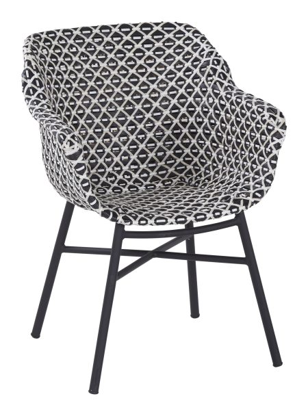 Hartman Tuinstoel 'Delphine' kleur Zwart