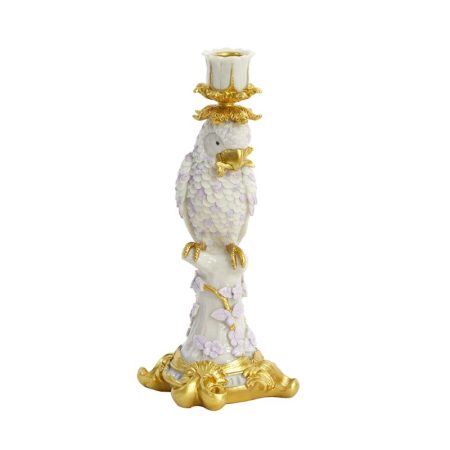 Kandelaar 12x11x29 cm LORA lila