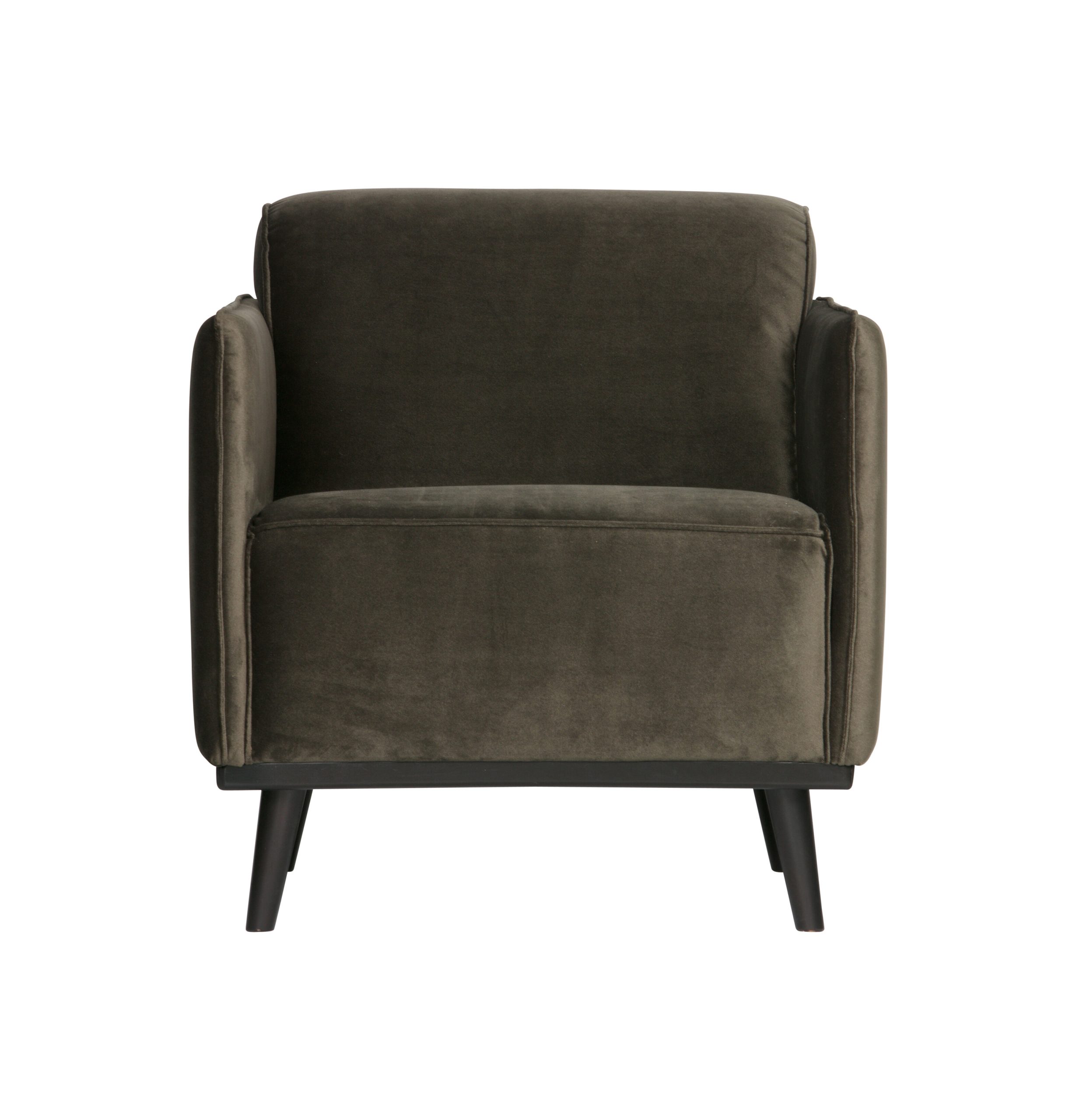 BePureHome Fauteuil 'Statement' Velvet, kleur Groen