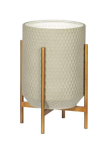 WOOOD Plantenstandaard 'Juul' 50cm, kleur Betongrijs