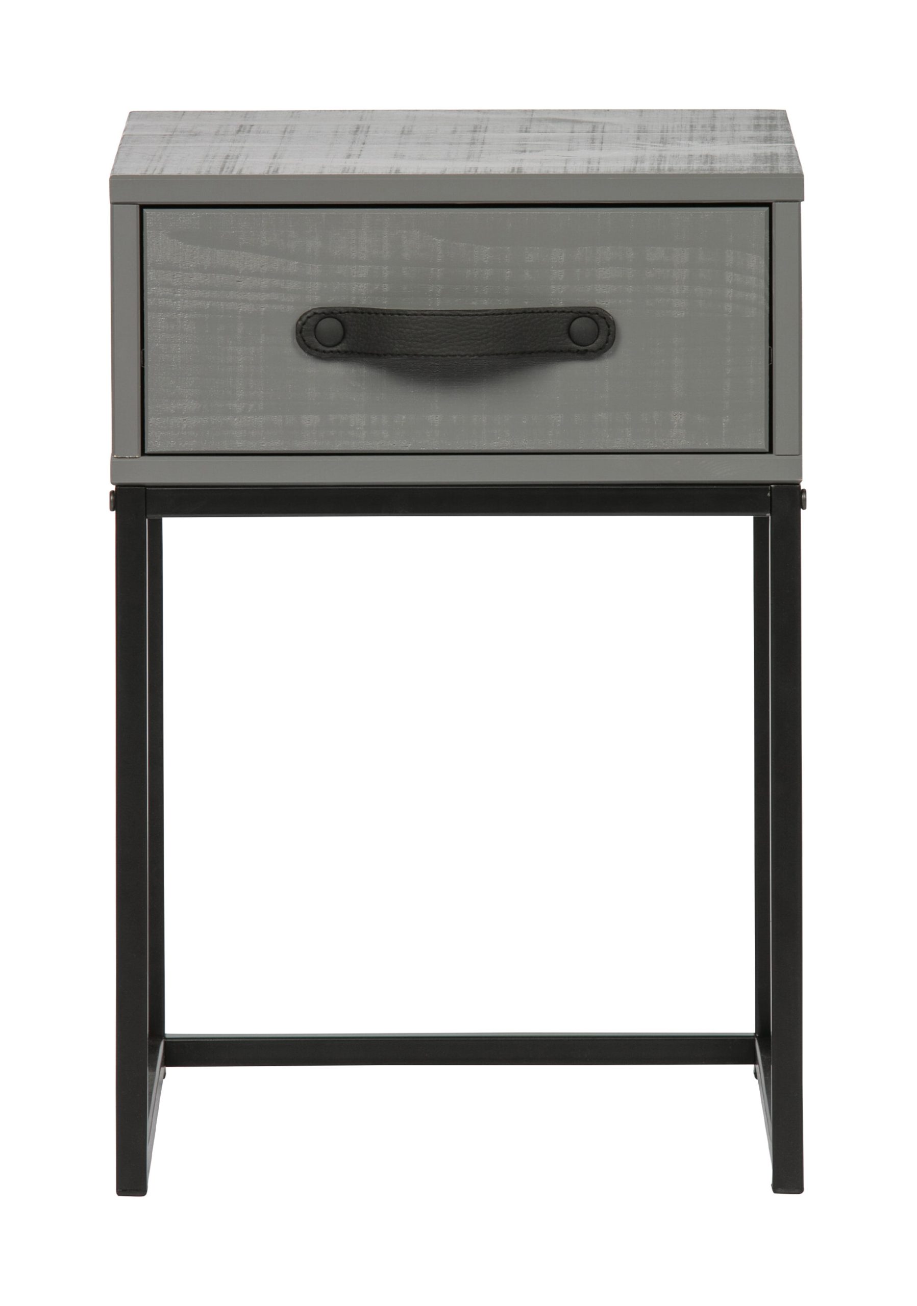 WOOOD Nachtkastje 'Morris' met 1 lade, kleur Leem