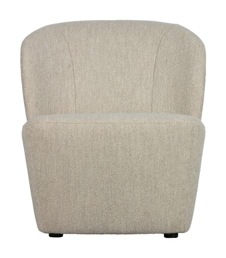 vtwonen Fauteuil 'Lofty' Bouclé, kleur Naturel