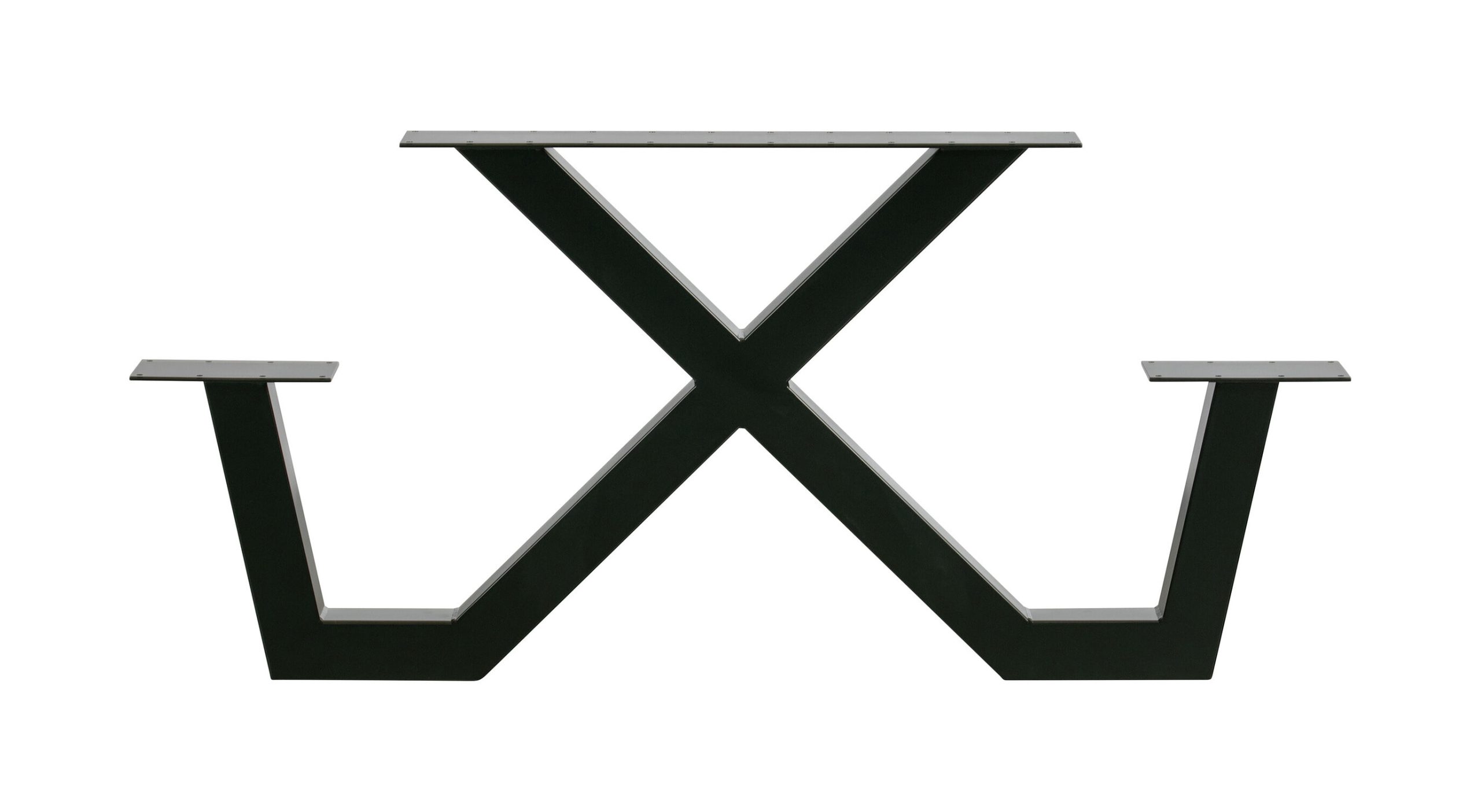 WOOOD Outdoor Tafelpoot 'Tablo' kleur Zwart