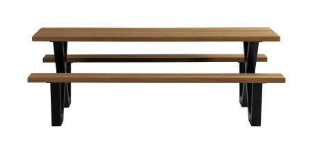 WOOOD Picknicktafel 'Tablo' kleur Naturel
