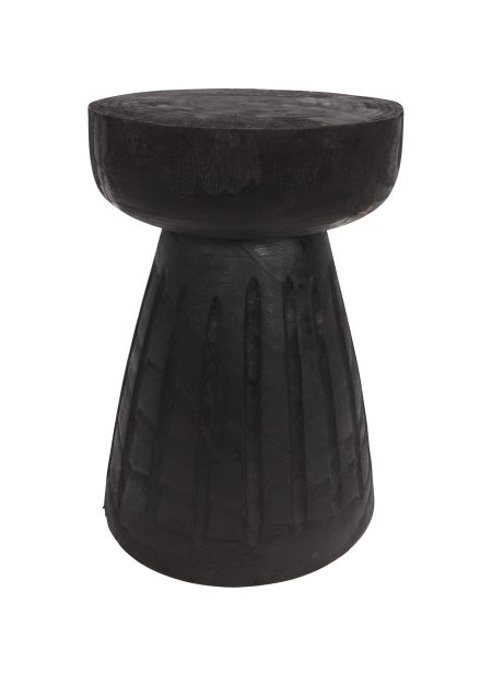 WOOOD Krukje 'Borre' kleur Zwart, Ø28cm