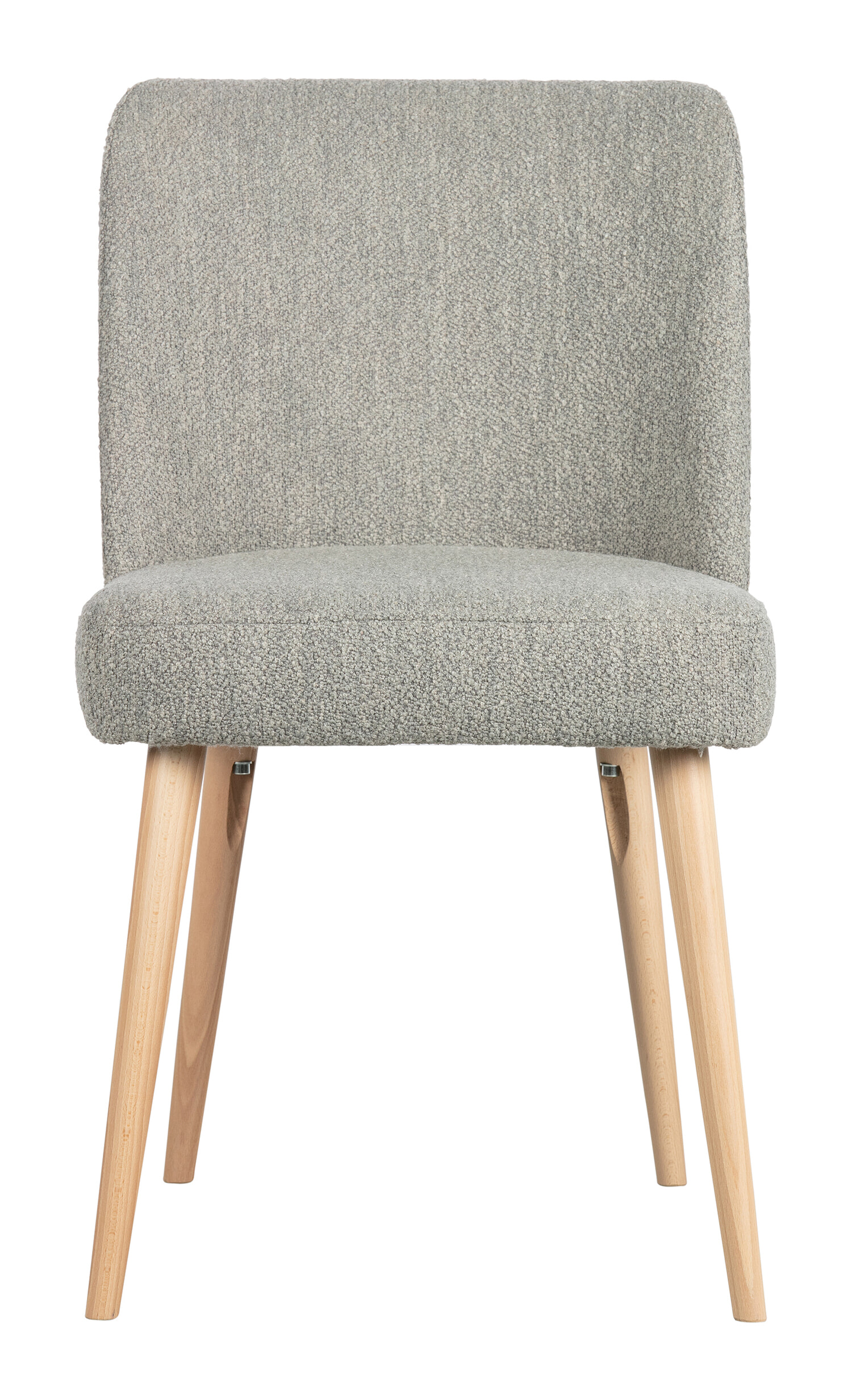 Vtwonen Eetkamerstoel 'Force' Bouclé, kleur Grijs