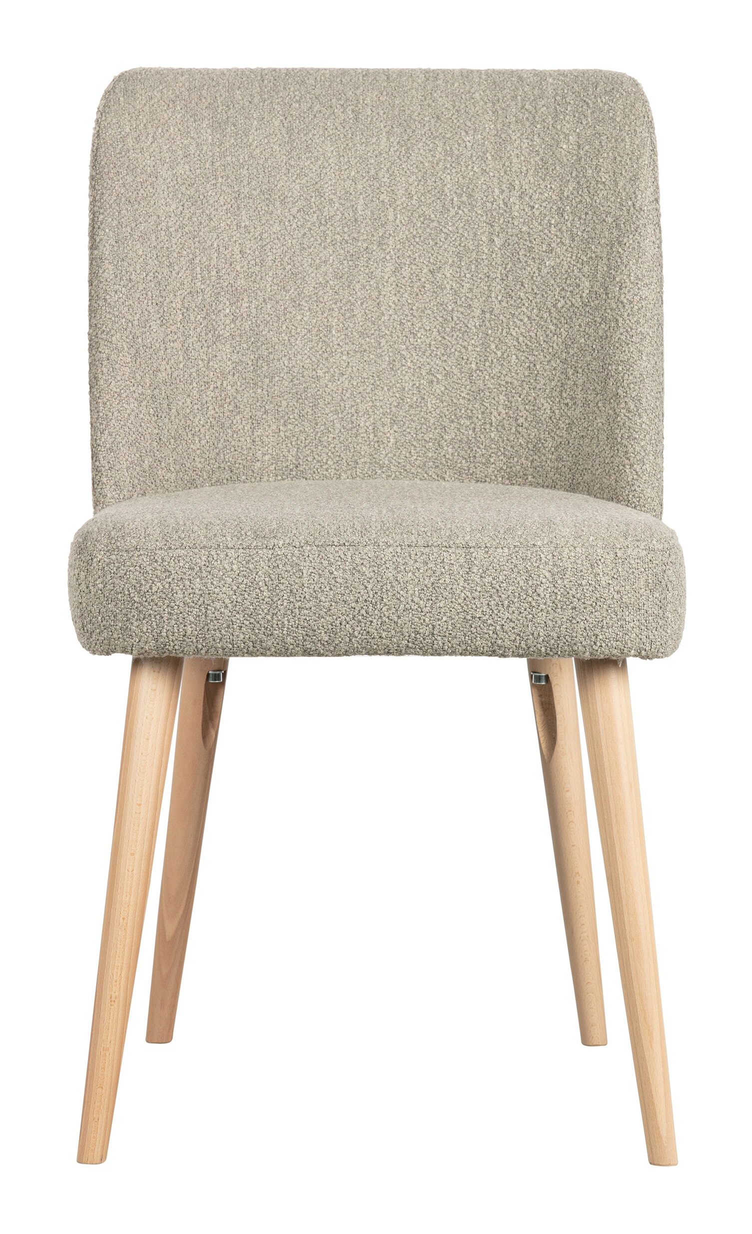 Vtwonen Eetkamerstoel 'Force' Bouclé, kleur Naturel