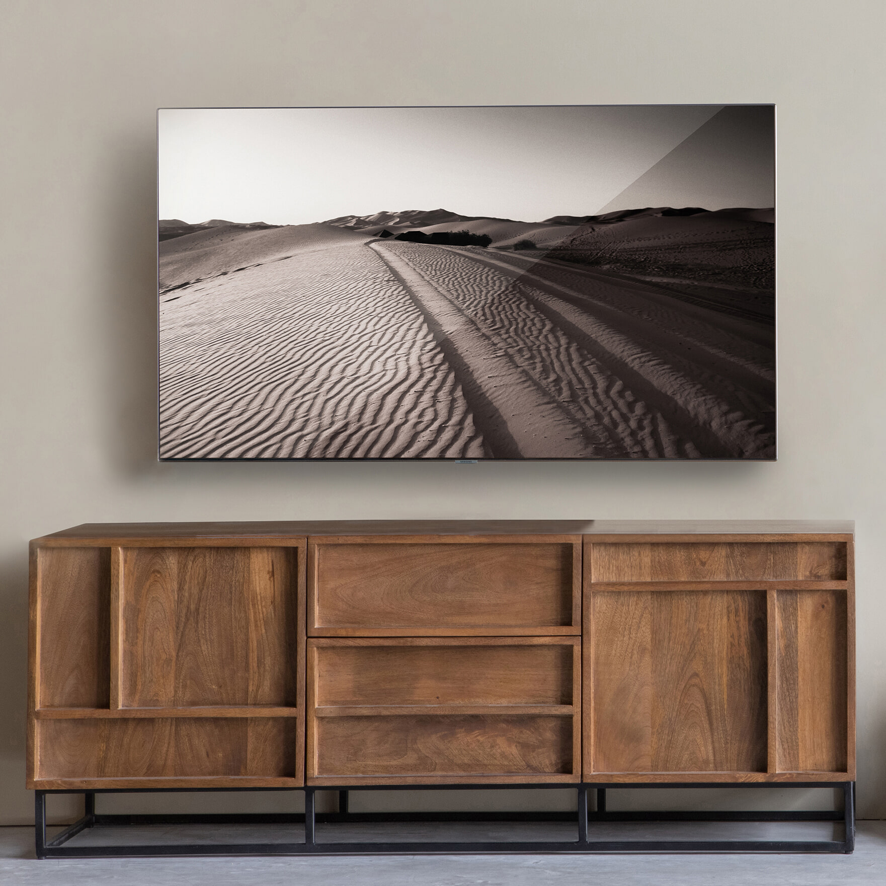 WOOOD Exclusive TV-meubel 'Forrest' Mangohout, 140cm