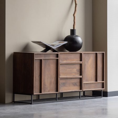WOOOD Exclusive Dressoir 'Forrest' Mangohout, 160cm