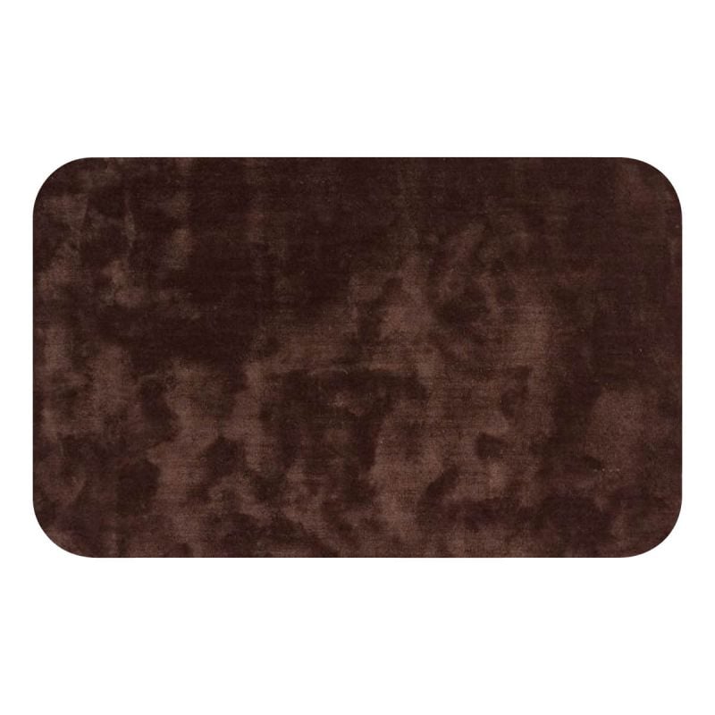 Vloerkleed Cowan afgeronde hoeken donker bruin 18