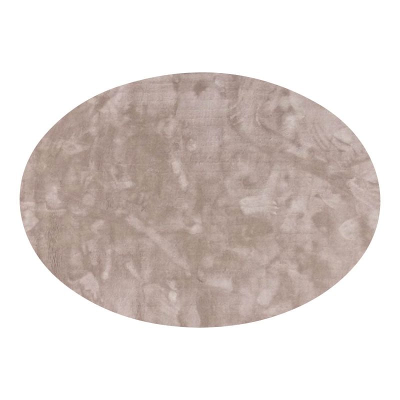 Vloerkleed Cowan ellips lichtgrijs 21