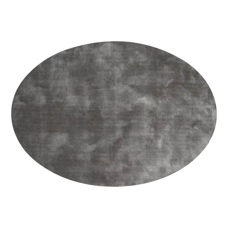 Vloerkleed Cowan ellips grijs 23
