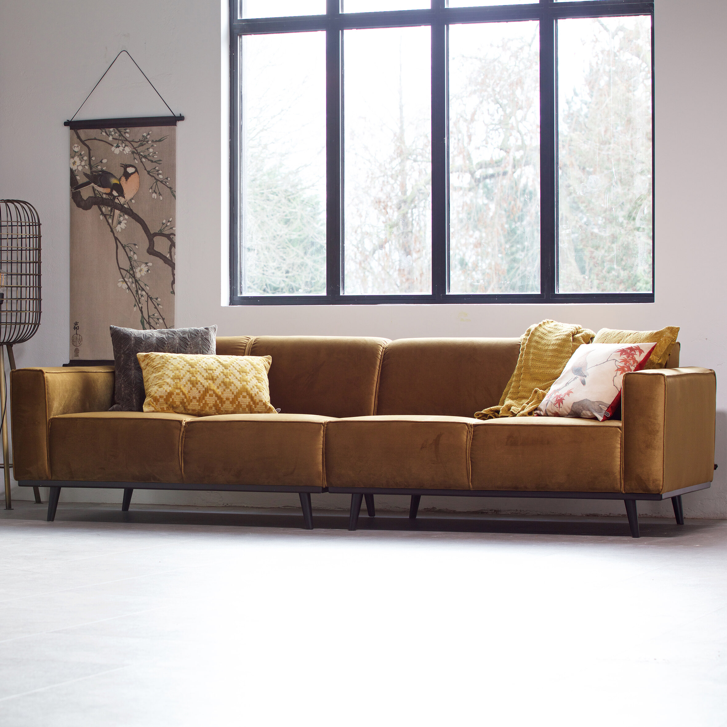 BePureHome Bank 'Statement', kleur Honing Geel