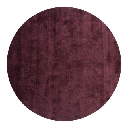 Vloerkleed Cowan rond aubergine 48
