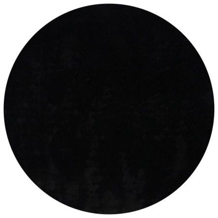 Vloerkleed Cowan rond zwart 25