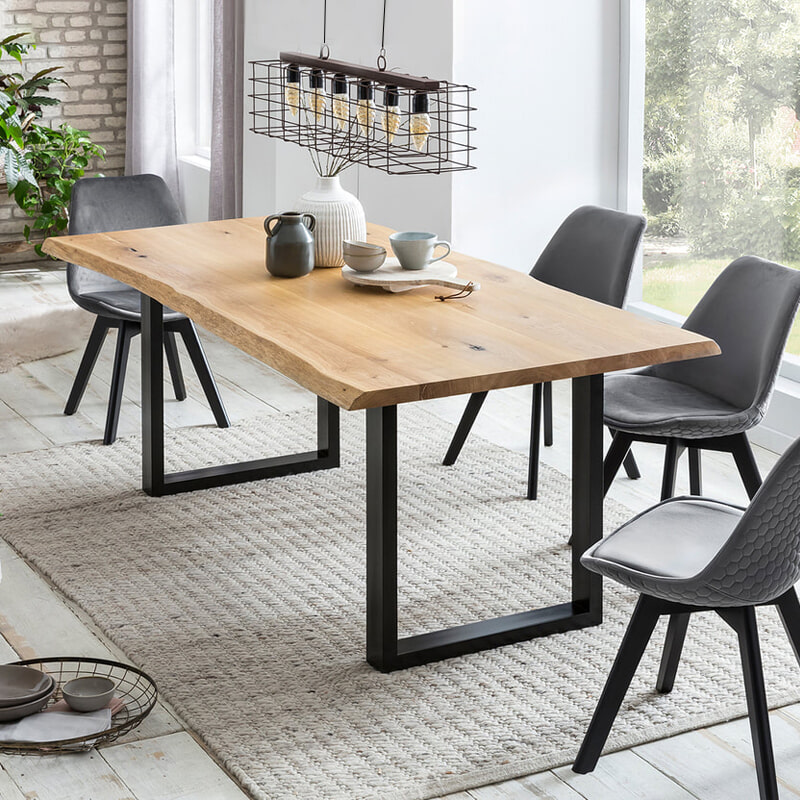 Artistiq Eettafel 'Rowan' Eikenhout, 160 x 90cm