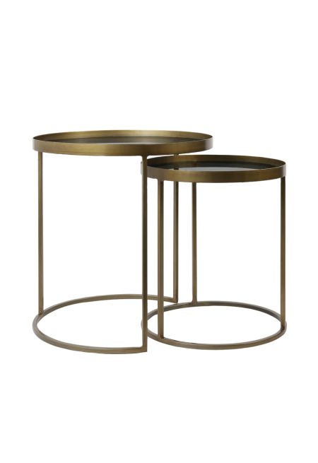 Light & Living Bijzettafel 'Talek' Set van 2 stuks