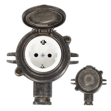 Jaren 30 Vintage Stopcontact I Tin